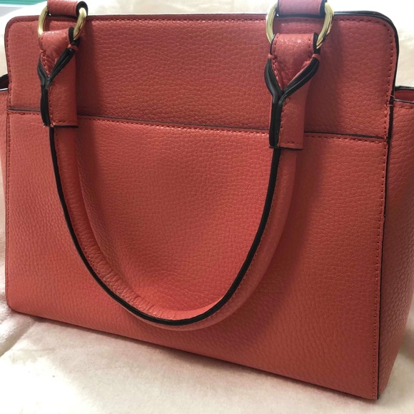 🔴SOLD🔴 NWT - Anne Klein - Coral Satchel Handbag - Picture 5 of 5